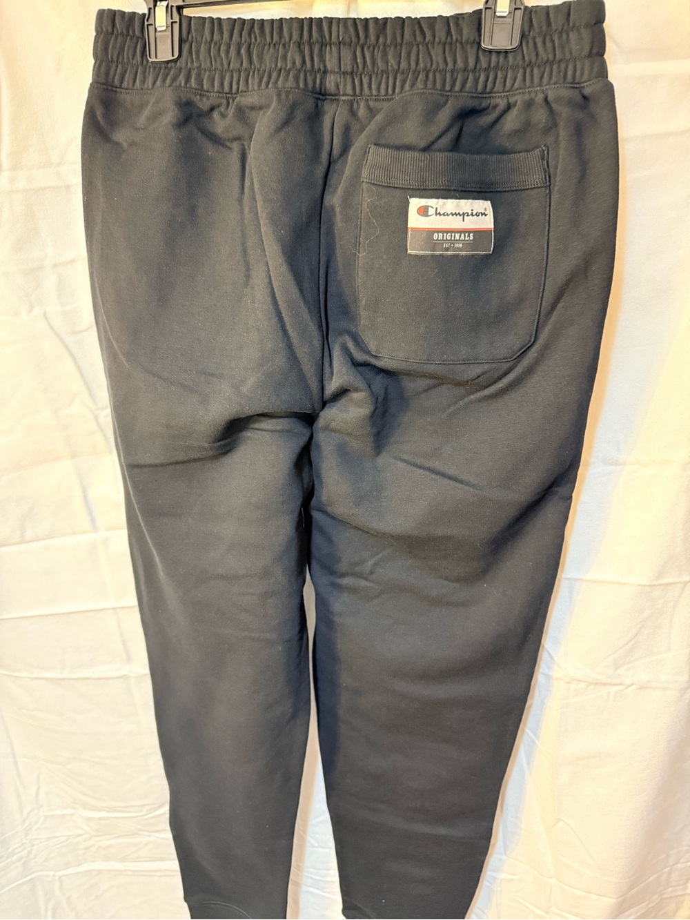 Champion Men's Black Jogger Pants - Elastic Waist blokecore activewear flannel M